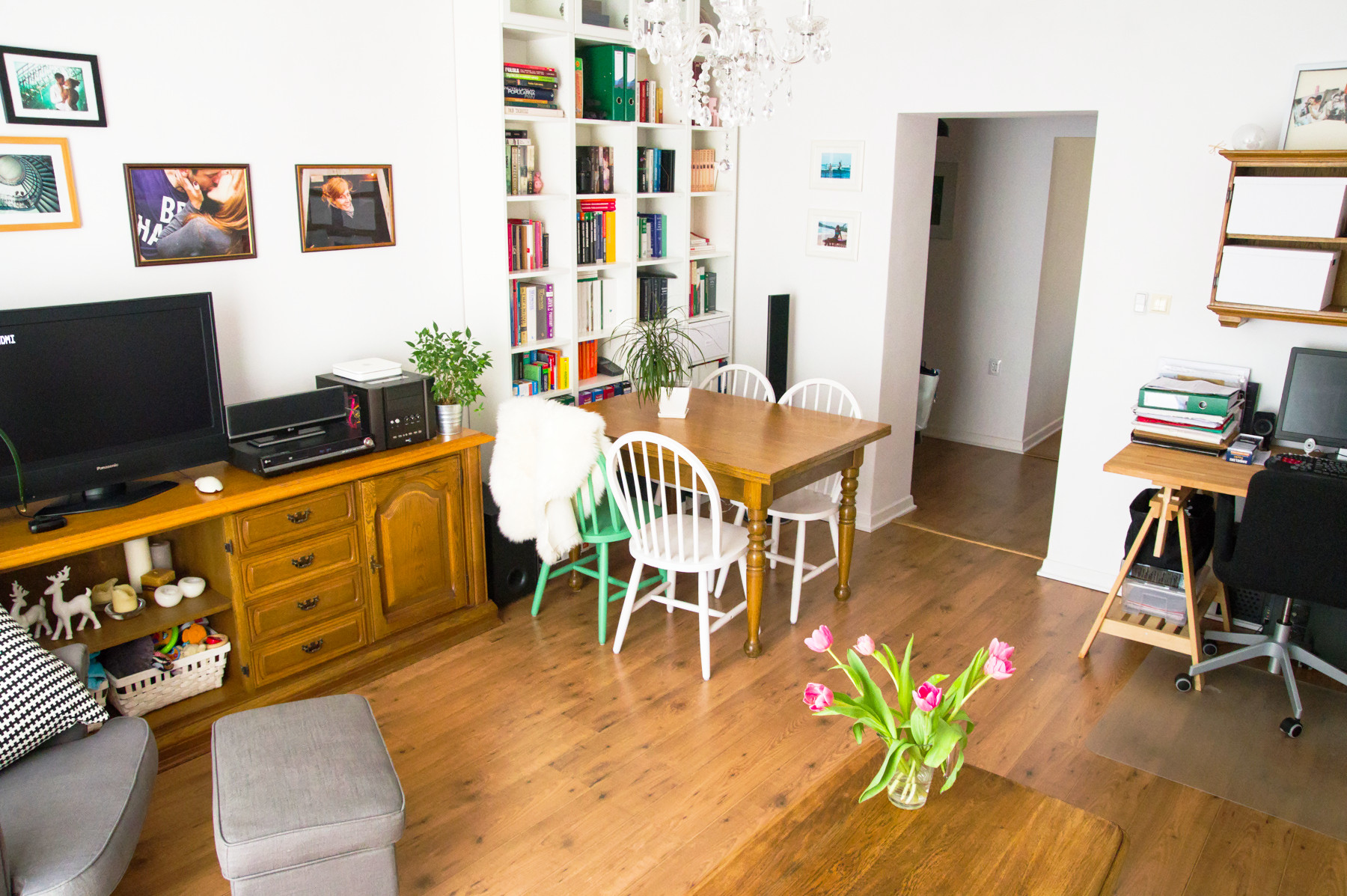 Salon mieszkania przy Gierczak 3